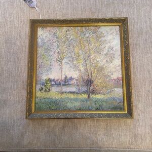 Claude Monet reproduction print in Gold Frame